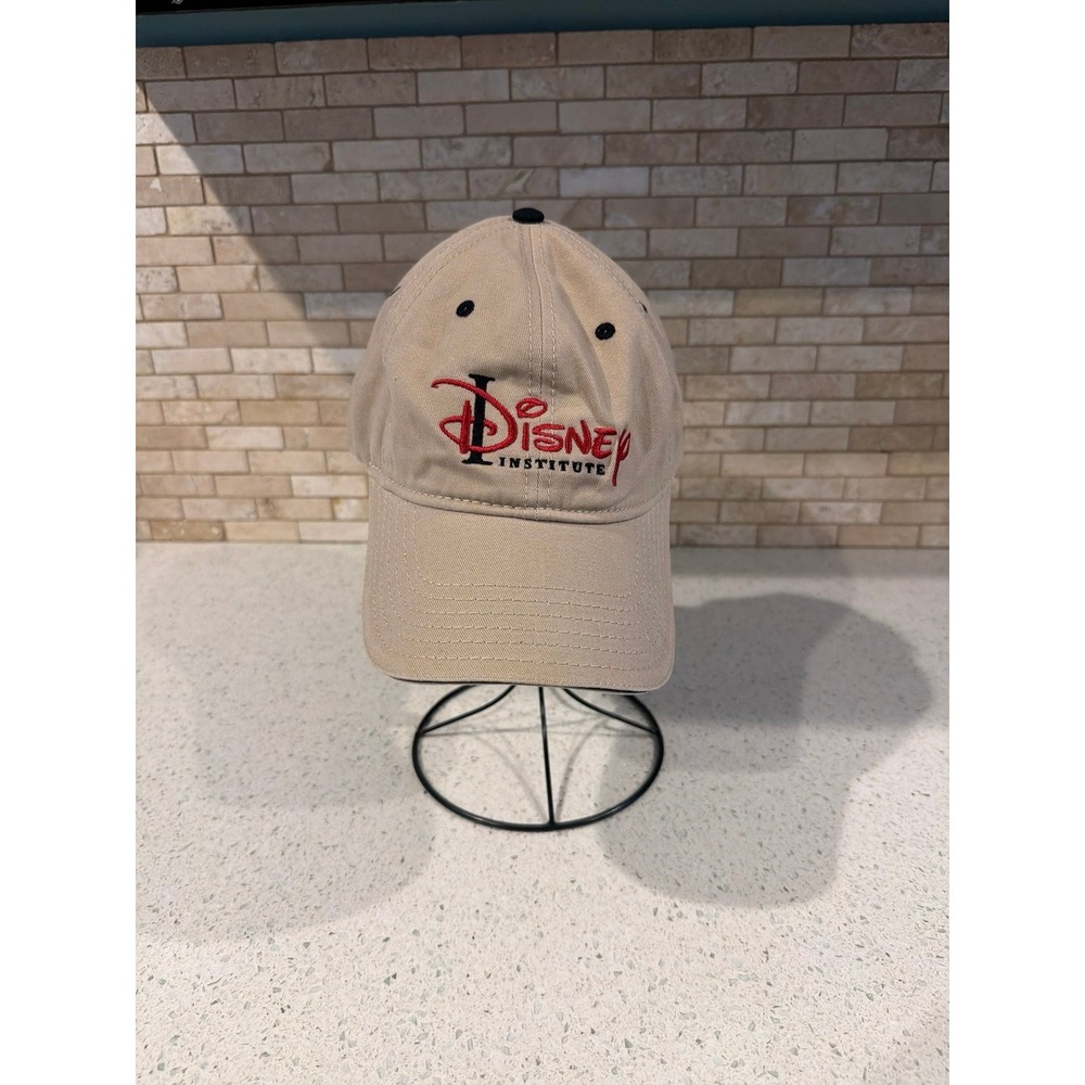 Disney Institute Hat Cap Khaki Adjustable One Size Parks